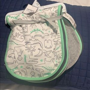 Dinosaur Burp Cloths